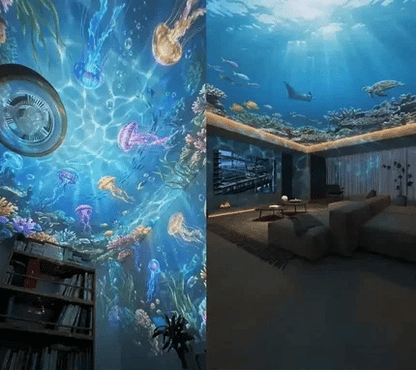 30%off🎁 PKNEW® 🎁 360° Galaxy & Ocean Wave Ambient Projector🎁