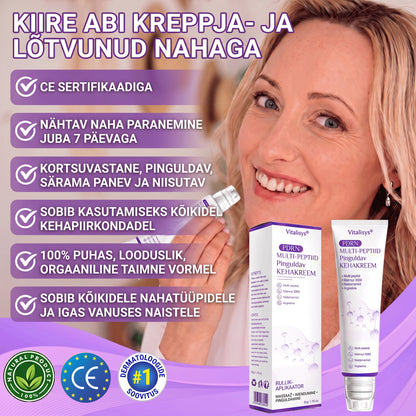 🇪🇪 Dermatoloogide lemmik🥦 | 🌥️Vitalisys® PDRN multi-peptiid kehamassaažikreem – Vananemisvastane, niisutav, pinguldav, taastav, siluv, akne ja plekkide eemaldamiseks, soolatüügaste ja sünnimärkide eemaldamiseks, psoriaasi leevendamiseks.❤️