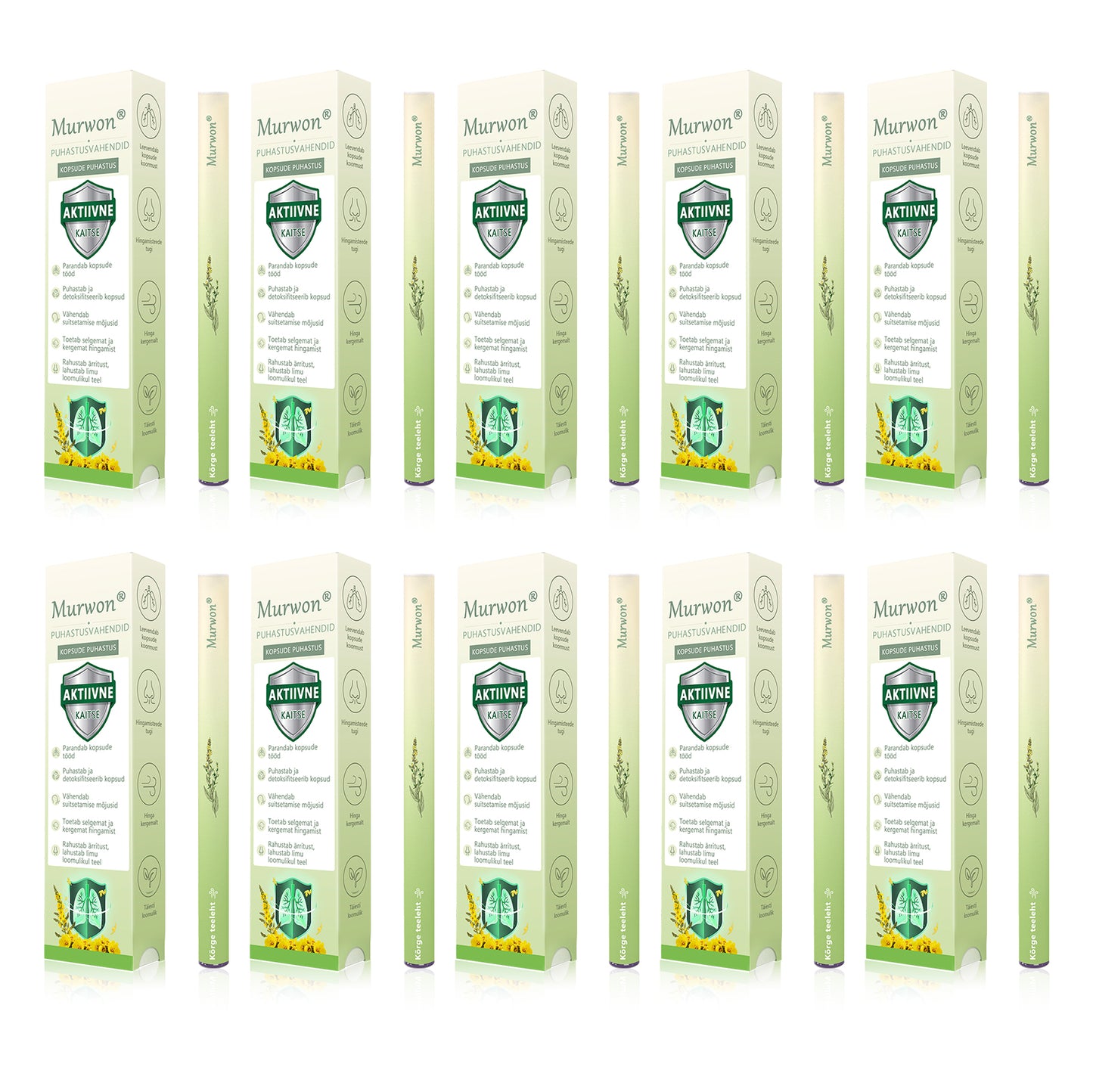 Tipptasemel eesti toode koduse kohaletoimetamisega 🥇 Murwon® taimne aurinhalaator kopsude puhastamiseks 🍍 Tõhus abi köha, kurgupõletiku, hingamisraskuste, lima, nohu, bronhiidi ja allergiate korral ❤️