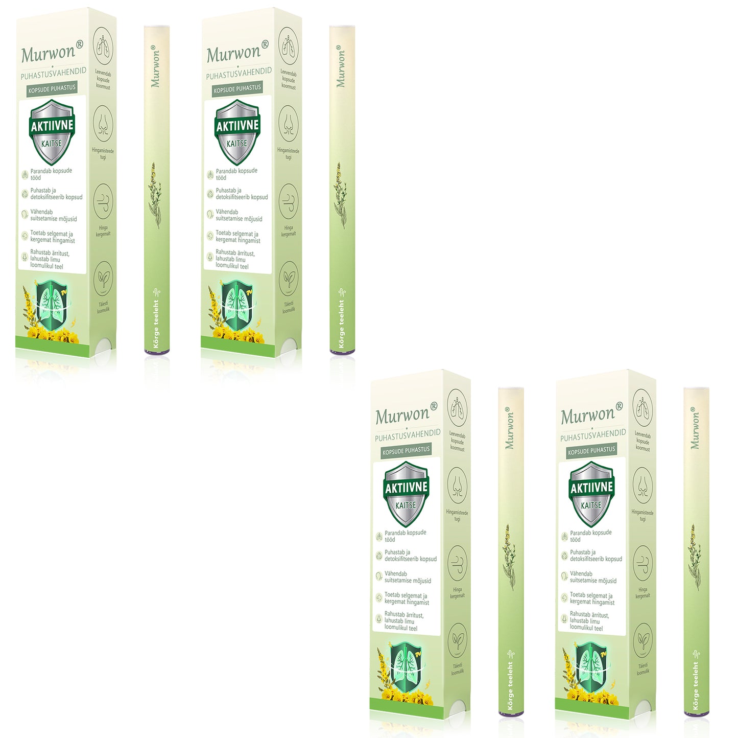 Tipptasemel eesti toode koduse kohaletoimetamisega 🥇 Murwon® taimne aurinhalaator kopsude puhastamiseks 🍍 Tõhus abi köha, kurgupõletiku, hingamisraskuste, lima, nohu, bronhiidi ja allergiate korral ❤️