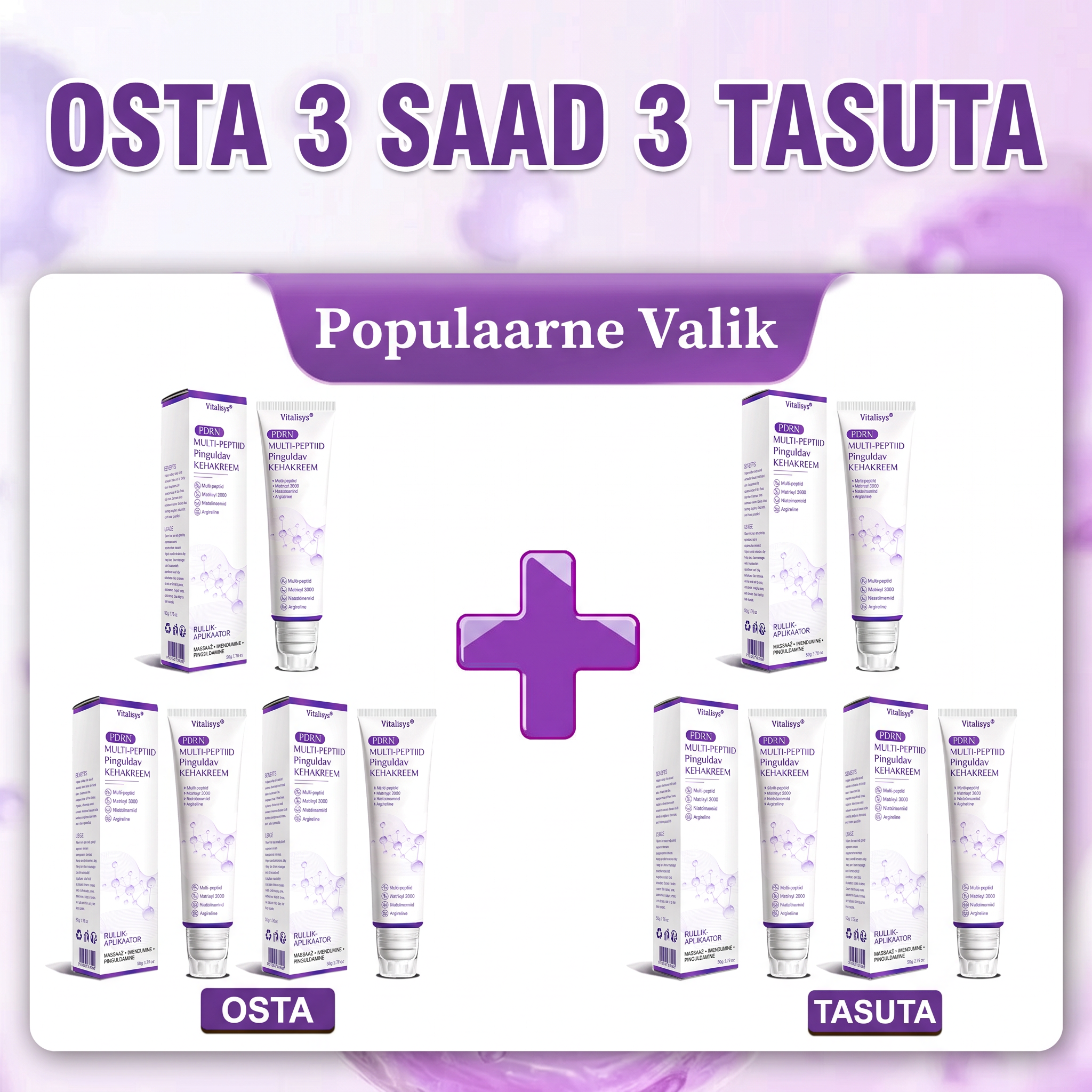 6 karpi — Osta 3 saad 3 tasuta
