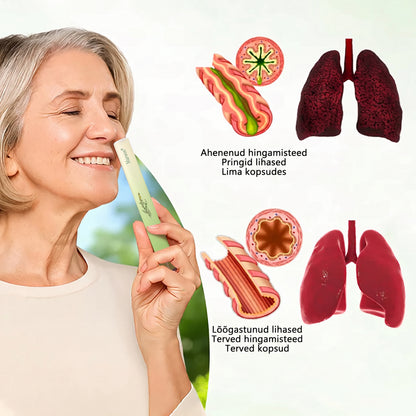Tipptasemel eesti toode koduse kohaletoimetamisega 🥇 Murwon® taimne aurinhalaator kopsude puhastamiseks 🍍 Tõhus abi köha, kurgupõletiku, hingamisraskuste, lima, nohu, bronhiidi ja allergiate korral ❤️