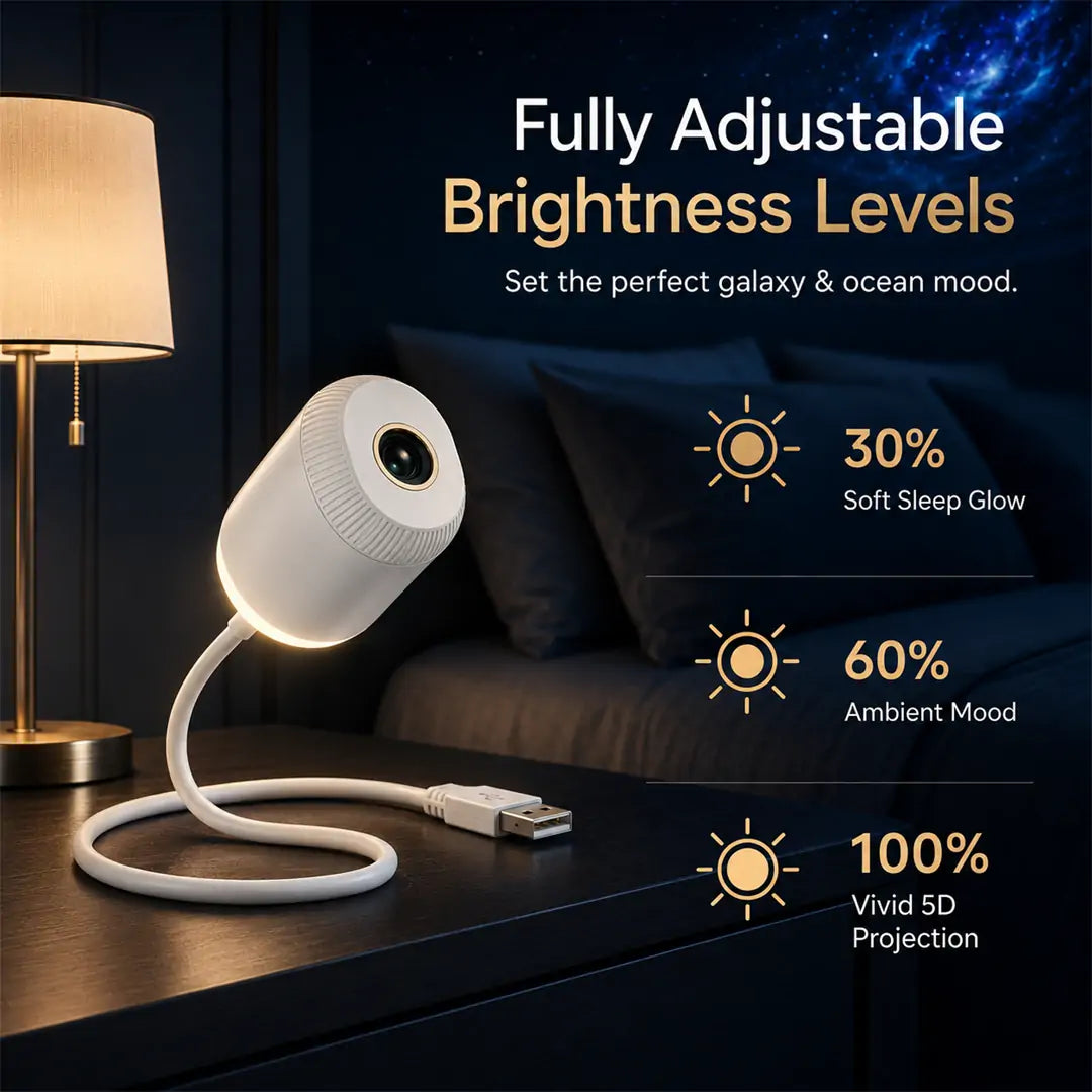 30%off🎁 PKNEW® 🎁 360° Galaxy & Ocean Wave Ambient Projector🎁