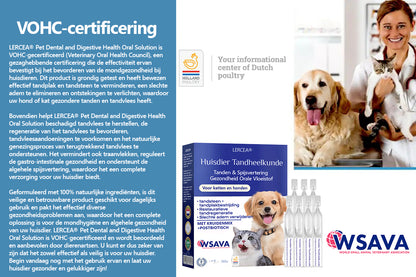 [Officiële Store] 🐶🥇 LERCEA® Orale Vloeistof voor Gebit & Spijsvertering – Tandreiniging, frissere adem, verwijdert tandplak, ondersteunt de regeneratie van tandvlees🐈 (voor katten & honden)